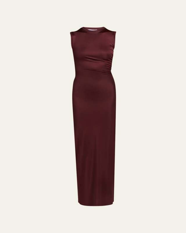 Long Fluid Jersey Dress